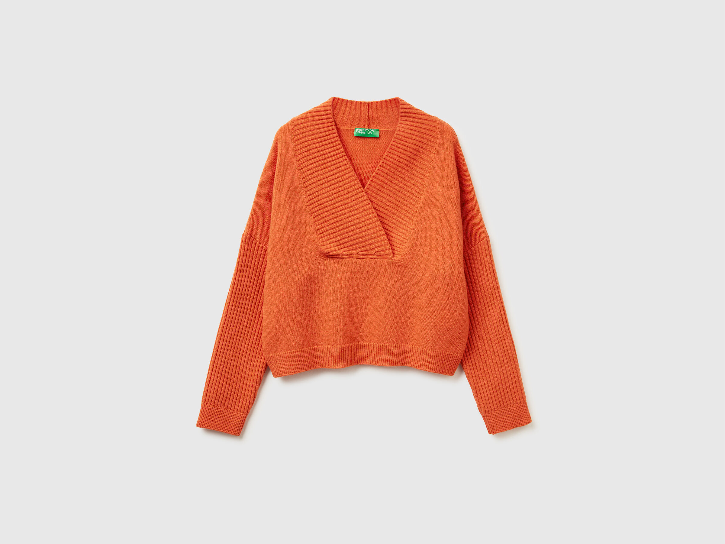 V NECK SWEATER L/S Women image number 5